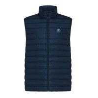 Iqoniq Meru Herren Bodywarmer aus recyceltem Polyester Farbe: navy blau