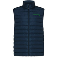 Iqoniq Meru Herren Bodywarmer aus recyceltem Polyester Farbe: navy blau