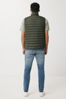 Iqoniq Meru Herren Bodywarmer aus recyceltem Polyester Farbe: khaki