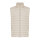 Iqoniq Meru Herren Bodywarmer aus recyceltem Polyester Farbe: beige