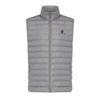 Iqoniq Meru Herren Bodywarmer aus recyceltem Polyester Farbe: Silbergrau