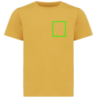 Iqoniq Koli Kids T-Shirt aus recycelter Baumwolle Farbe: ochre yellow