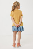 Iqoniq Koli Kids T-Shirt aus recycelter Baumwolle Farbe: ochre yellow