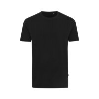 Iqoniq Bryce T-Shirt aus recycelter Baumwolle Farbe: schwarz