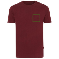 Iqoniq Bryce T-Shirt aus recycelter Baumwolle Farbe: burgunderrot