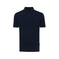 Iqoniq Yosemite Piqué-Poloshirt aus recycelter Baumwolle Farbe: navy blau