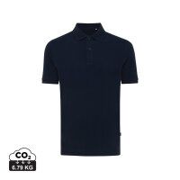 Iqoniq Yosemite Piqué-Poloshirt aus recycelter Baumwolle Farbe: navy blau