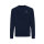 Iqoniq Zion Rundhals-Sweater aus recycelter Baumwolle Farbe: navy blau