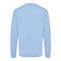 Iqoniq Zion Rundhals-Sweater aus recycelter Baumwolle Farbe: sky blue