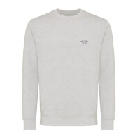 Iqoniq Etosha Lightweight Sweater aus recycelter Baumwolle Farbe: ungefärbte helles Grau