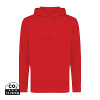 Iqoniq Jasper Hoodie aus recycelter Baumwolle Farbe: rot