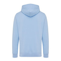 Iqoniq Rila Lightweight Hoodie aus recycelter Baumwolle Farbe: sky blue