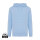 Iqoniq Rila Lightweight Hoodie aus recycelter Baumwolle Farbe: sky blue