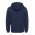 Iqoniq Abisko Zip-Kapuzenpullover aus recycelter Baumwolle Farbe: navy blau