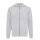 Iqoniq Abisko Zip-Kapuzenpullover aus recycelter Baumwolle Farbe: heather grey