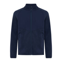 Iqoniq Talung Mikrofleece Jacke aus recyceltem Polyester Farbe: navy blau