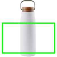 VINGA Ciro RCS recycelte Vakuumflasche 300ml Farbe: weiß