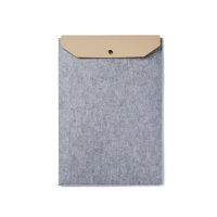 VINGA Albon 17" Laptop-Seeve aus GRS recyceltem Filz Farbe: grau